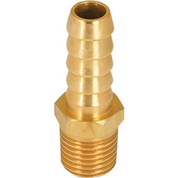 Male Hose Barb - 3/8" ID x 1/4" NPT 7312 Male Hose Barb - 3/8" ID x 1/4" NPT 7312
