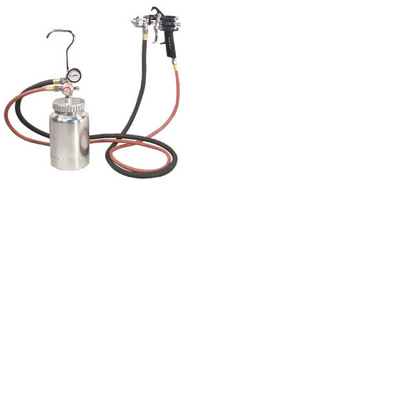 2 Quart Pressure Pot with Black Gun and Hose, 1.2mm Nozzle 2PG7S