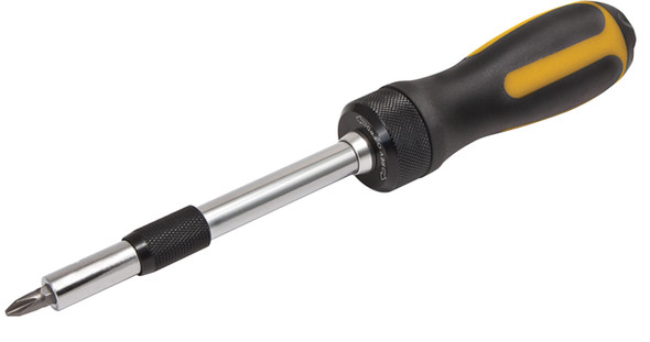 6" Flex Head High Torque  Reversible Ratcheting Screwdriver 12217