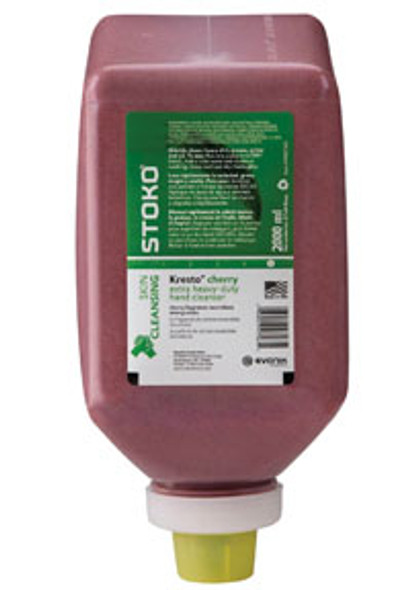 Kresto Cherry Hand Cleanser, 2,000mL Softbottle 27563