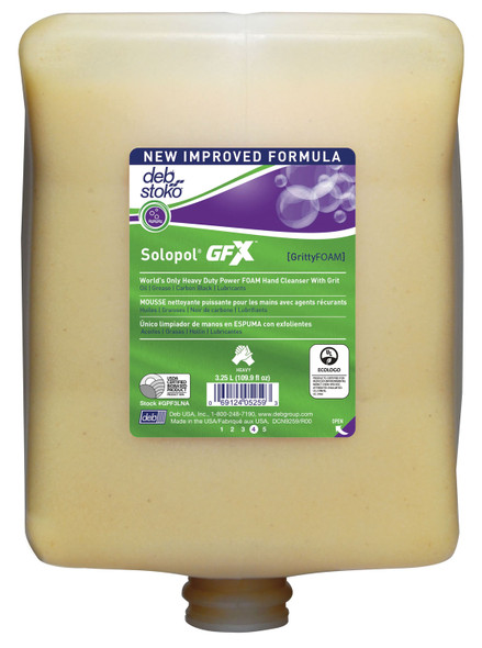 Solopol GFX Heavy Duty Foam Hand Cleaner, 3.25L Cartridge GPF3LNA