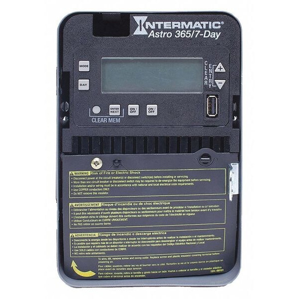 Intermatic ElectronicTimer,Astronomic,Gray,Metal ET2825C
