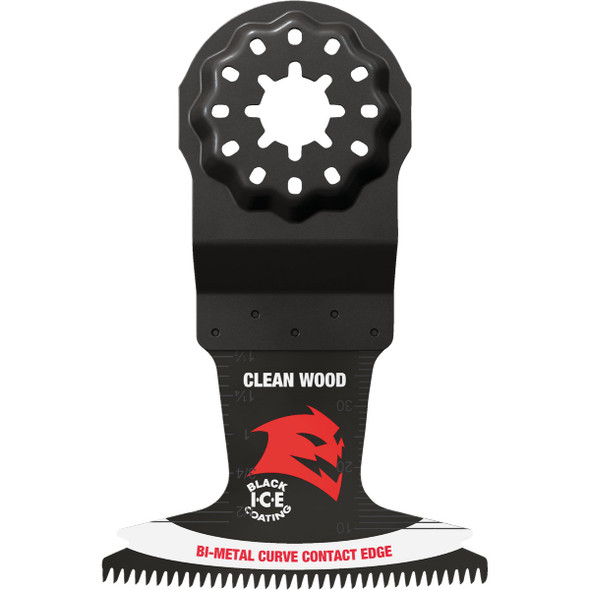 Diablo 2-1/2 in. Universal Fit Bi-Metal Oscillating Blade for Clean Wood