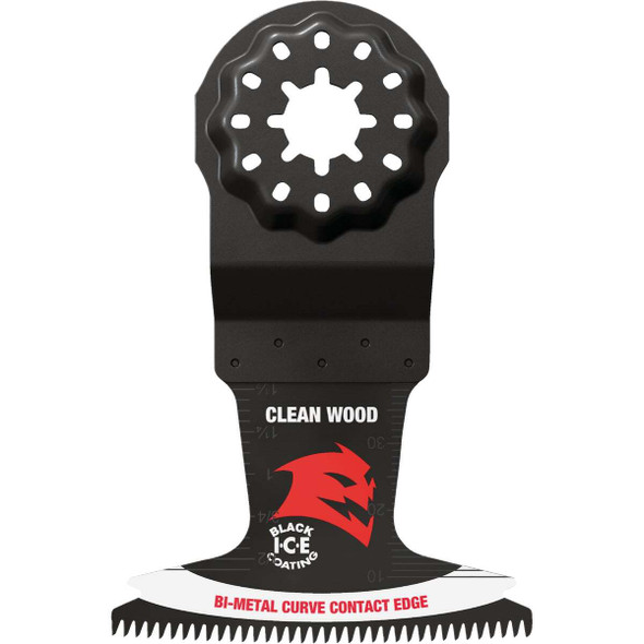 Diablo 2-1/2 in. Universal Fit Bi-Metal Oscillating Blade for Clean Wood