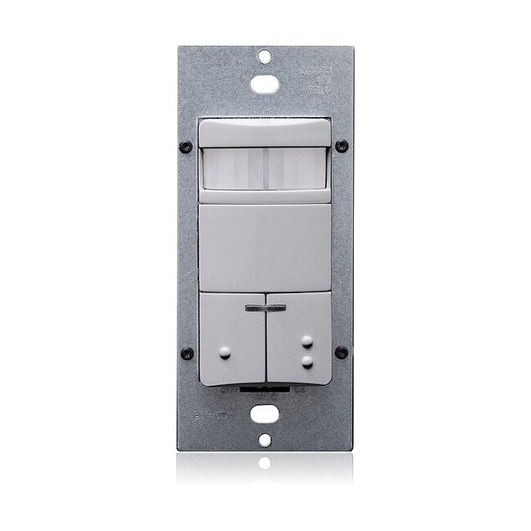 Leviton Occ Snsr,PIR,120/230/277V AC,Gray ODS0D-IDG