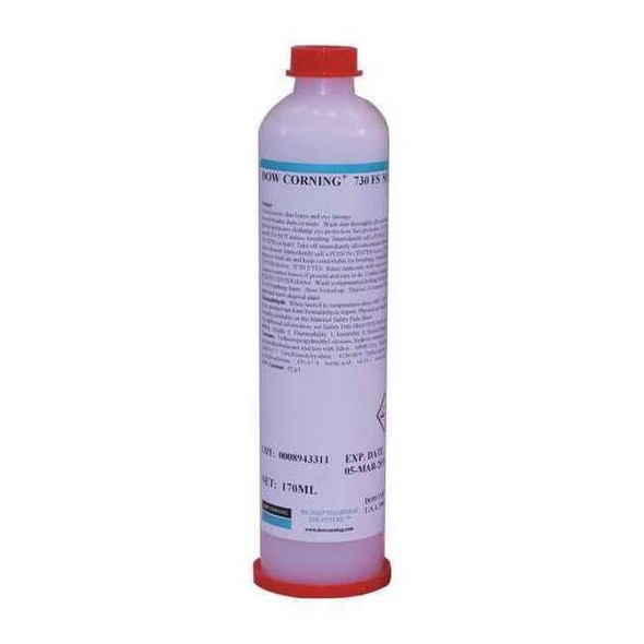Dowsil Silicone Sealant, 6 oz, Cartridge, Clear, Silicone Base, 730 FS 4097354