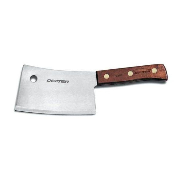 Dexter Russell Meat Cleaver,7 in Blade,Rosewood Handle 08070