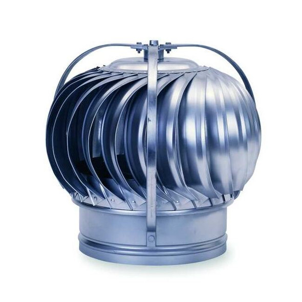 Empire Ventilation Steel 19.75"H, 22.75"W 21lb Wind Turbine TV14G