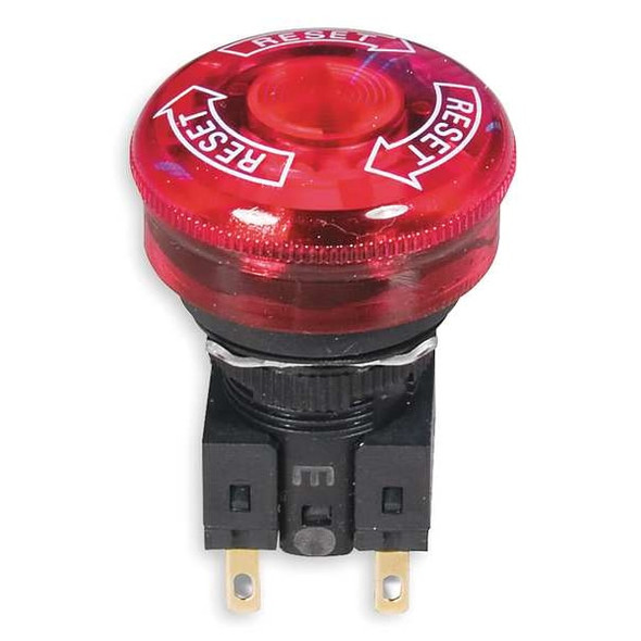 Omron Emergency Stop Push Button, 16 mm, 1NC, Red A165E-S-01