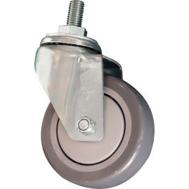 Global Industrial Replacement Pair Of 4"" Polyurethane Swivel Casters For 412559