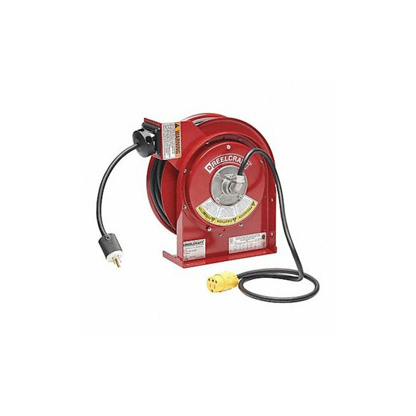 Reelcraft Retractable Cord Reel with 35 ft. Cord 1-Outlet 16/3 L 4035 163 3-RP