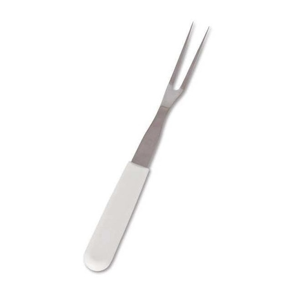 Crestware Fork,White,13" L,Stainless Steel KN07