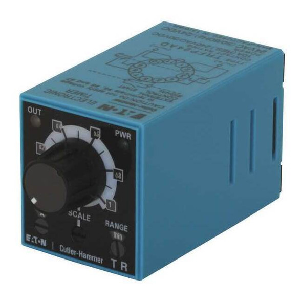 Multifunction Time Delay Relay, Octal, 4 Functions 100 to 240V AC, DPDT