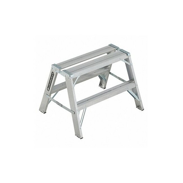 Louisville Sawhorse Ladder,Aluminum,33-1/4 W,25 H L-2032-02 Louisville Sawhorse Ladder,Aluminum,33-1/4 W,25 H L-2032-02