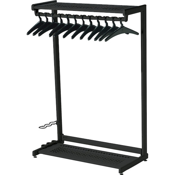 Quartet Garment Rack, Black, 48 in 20224