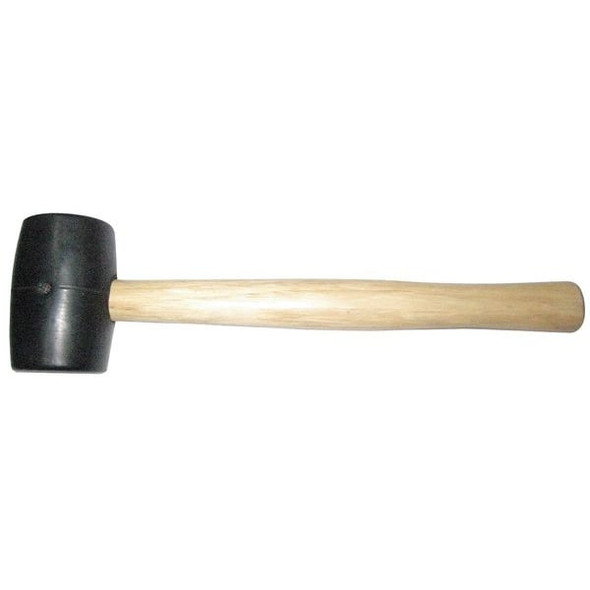 Westward Rubber Mallet,Hickory,32 Oz 6DWK9