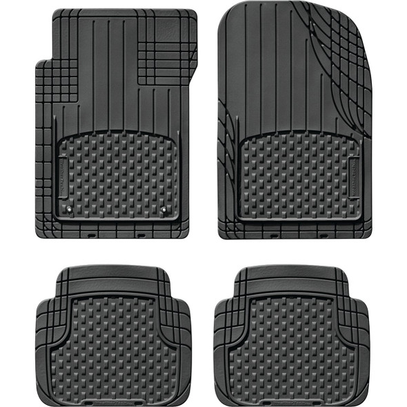 WeatherTech Trim-to-Fit Black Rubber Floor Mat (4-Piece) 11AVMSB