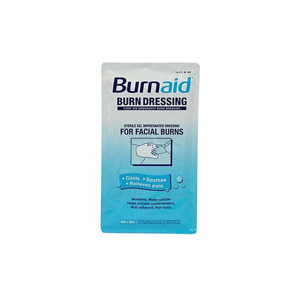 Burnshield Burn Face Dressing, Sterile, White 3070