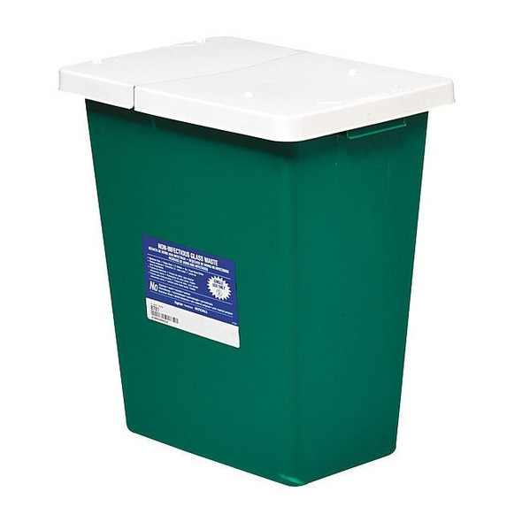 Covidien Sharps Container,8 Gal.,Hinged Lid,PK2 GEWC100781
