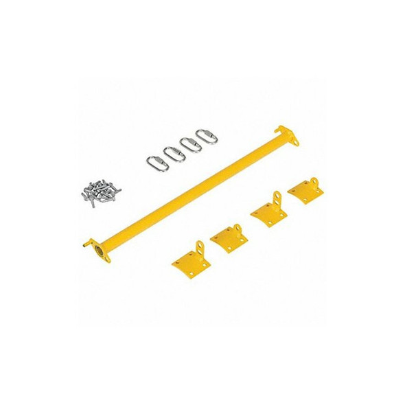 Vestil Bollard Barrier Conversion Kit,Yellow DCBB-B-KIT