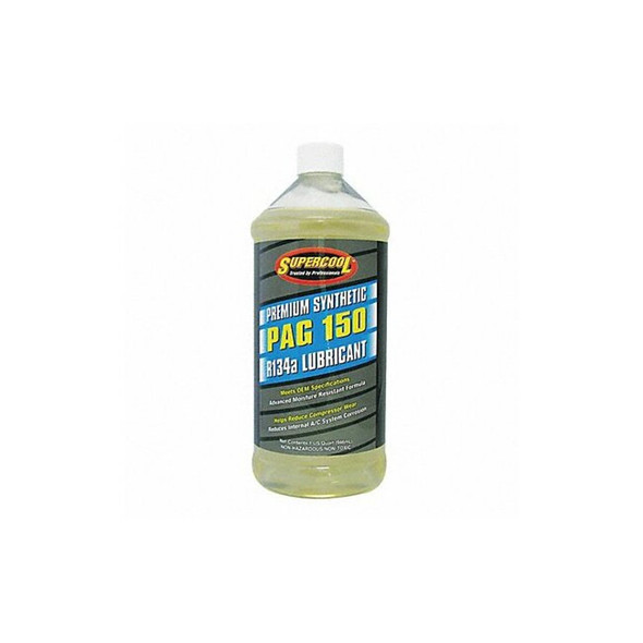 A/C Compressor PAG Lubricant Plastic Bottle Red/Yellow Tint, 1 PK