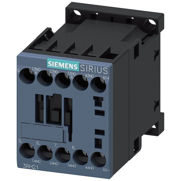 Siemens IEC Control Relay,4NO,24VDC,10A 3RH21401BB40