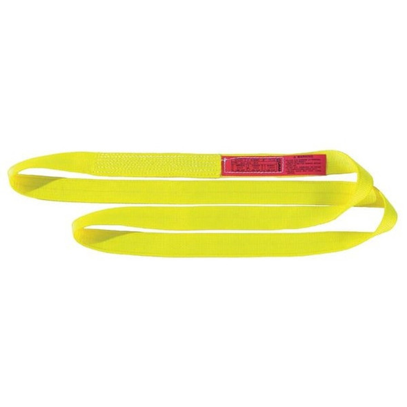 Lift-All Web Sling, Type 5, 6 ft L, 2 in W, Nylon, Yellow EN1602NX6