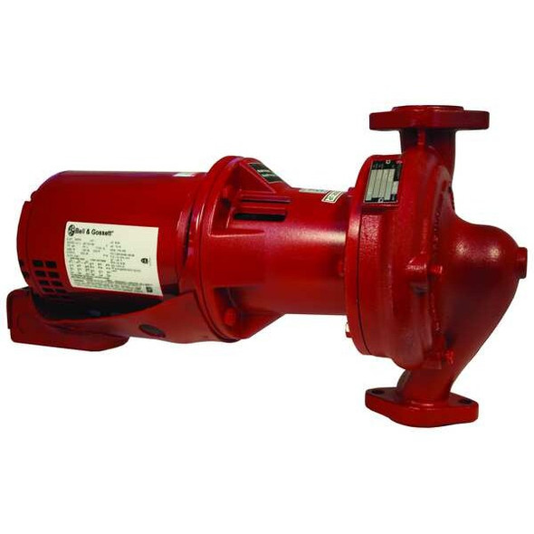Bell & Gossett Hydronic Circulating Pump,Flanged,1/2HP 1EF022LF