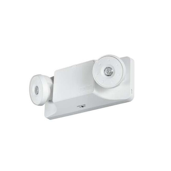 Dual-Lite LED Emrg Lght,Plst,Nick-Mtl Hydr,1W,LED EZ-2L