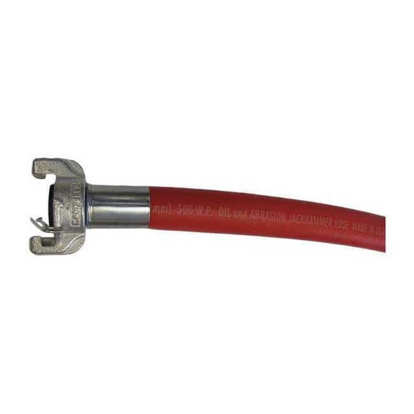 Continental 3/4" x 50 ft EPDM Coupled Air Hose 300 psi Red JKR07530-50-77-G