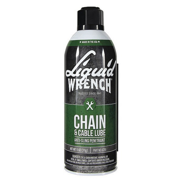 Liquid Wrench ChainWireRope Lube,11 oz.,Aerosol L711 Liquid Wrench ChainWireRope Lube,11 oz.,Aerosol L711