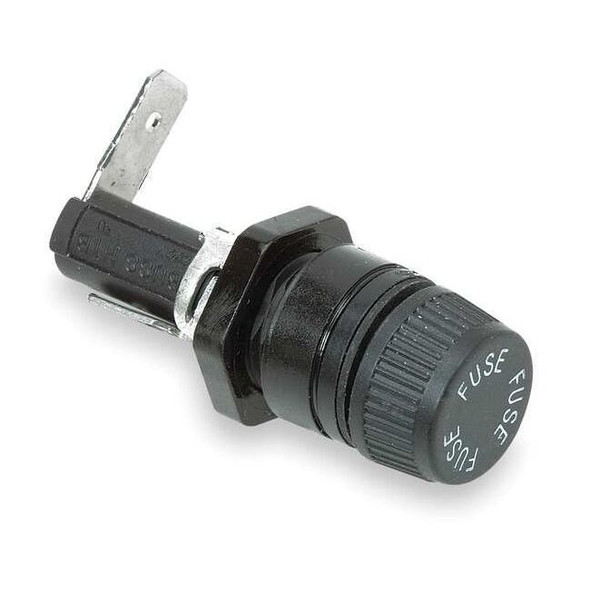 Fuse Holder, 0 to 20A Amp Range, 250V AC/DC Volt Rating, 1 Poles, Quick Connect