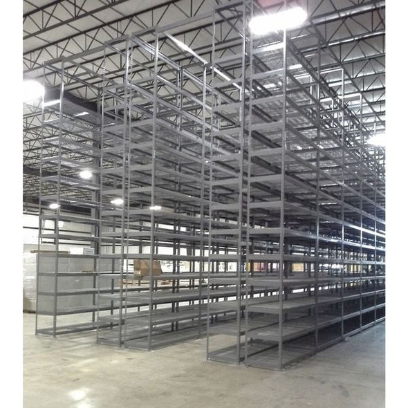 Nashville Wire Decking, Steel, 72 in W, 24 in D, Gray, Zinc Finish, Gauge: 5 KSG2472