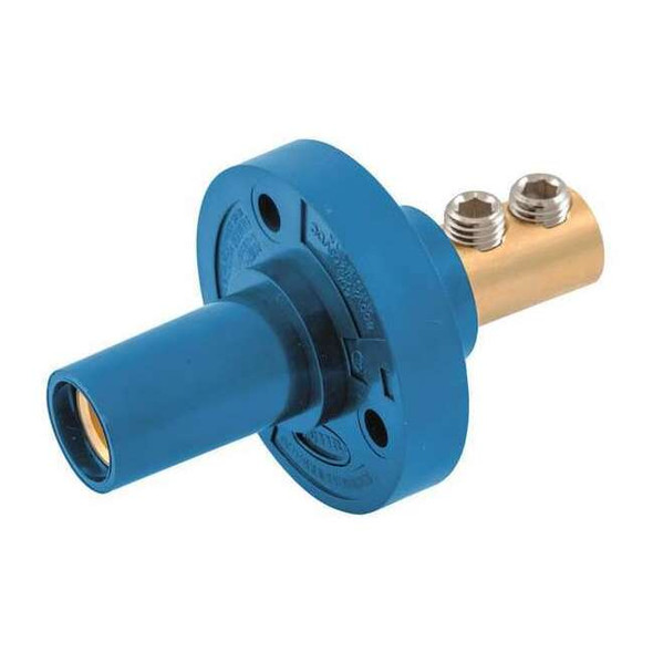 Receptacle, Blue, Female, Taper Nose, Double