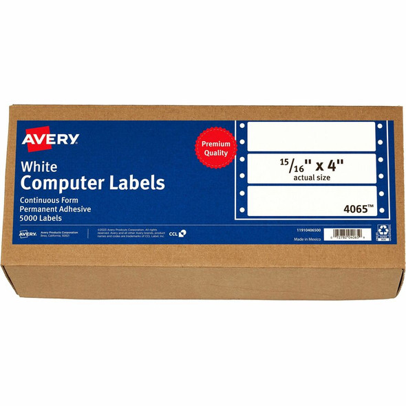 Avery&reg;  Pin Feed Label 04065