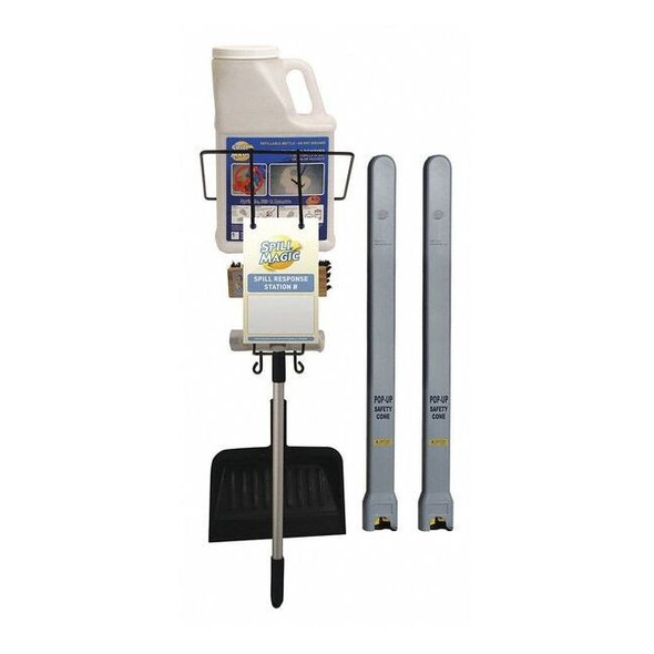 Spill Magic Spill Response Station Kit,Blk,7-3/4" L SM1SRSKITZ