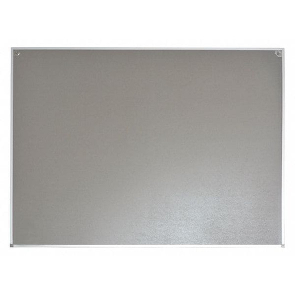 Manufacturer Varies Dry Erase Board, Melamine, 48 in, 72 in, Aluminum Frame, White, Gloss 1NUR2