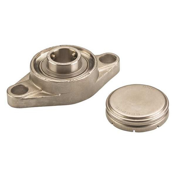 Ntn Flange Bearing,2-Bolt,1" Bore,SS/SS SUCFL205-16CCFG1