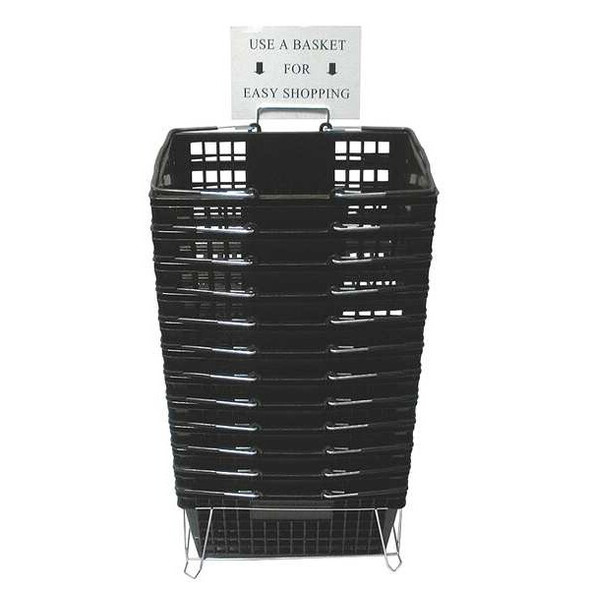 Manufacturer Varies Hand Basket,Polypropylene8 5/8 in,PK12 RWR-HDB-BK01ST