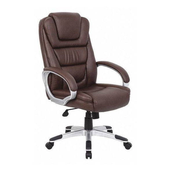 Manufacturer Varies Executive Chair,High Back,Leather Seat 452R16