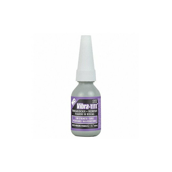 Threadlocker, VIBRA-TITE 111, Purple, Low Strength, Liquid, 10 mL Bottle