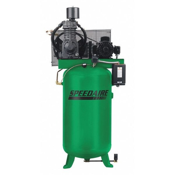 Speedaire Electric Air Compressor, 7.5 hp, 2 Stage 35WC51 Speedaire Electric Air Compressor, 7.5 hp, 2 Stage 35WC51