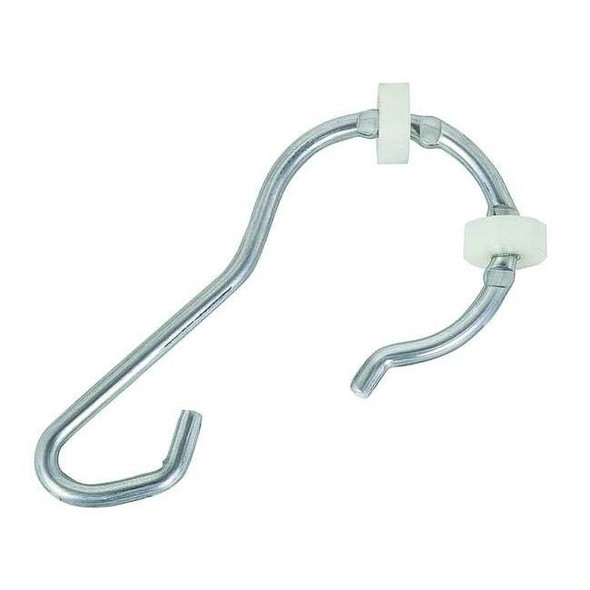 Manufacturer Varies Shower Hooks with Wheels,Aluminum,PK13 4EEW7