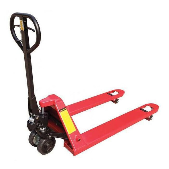 Dayton Pallet Jack,w/Hand Brake,Cap 5500 lb 12U123