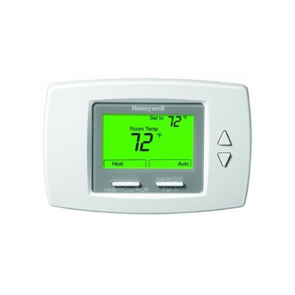 Honeywell Fan Coil Thermostat, Line Voltage, White TB6575A1000/U