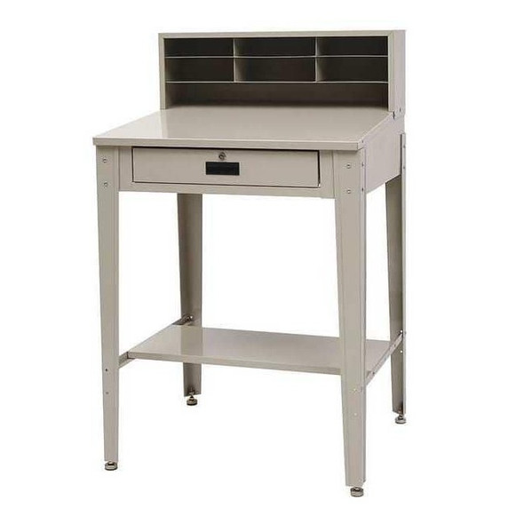 Manufacturer Varies Shop Desk,34 x 55-1/2 x 30-1/4 In,Beige 4TX91