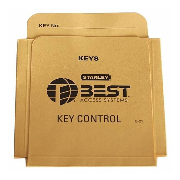 Best Key Authorization Card,Paper,For Keys G21