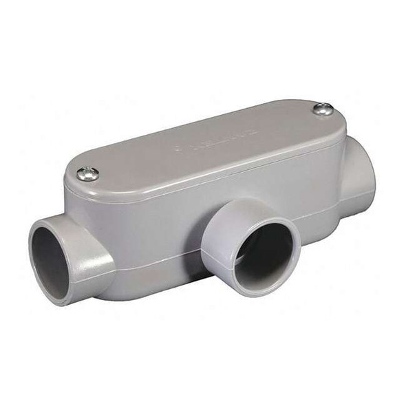 Cantex Conduit Outlet Body,PVC,T 5133566