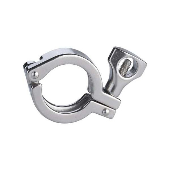 Vne Clamp, Stainless Steel, Threaded, 4 in 13MHHM4.0-H