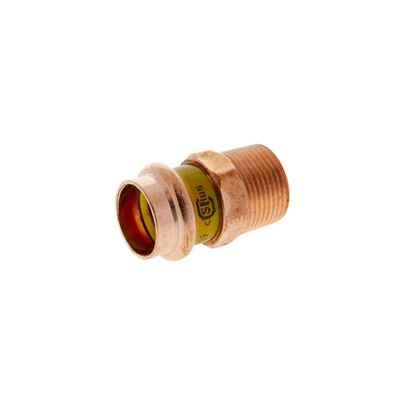 Nibco Strt,Copper,Press-fit3/4in,MNPT3/4in 9030950HPC